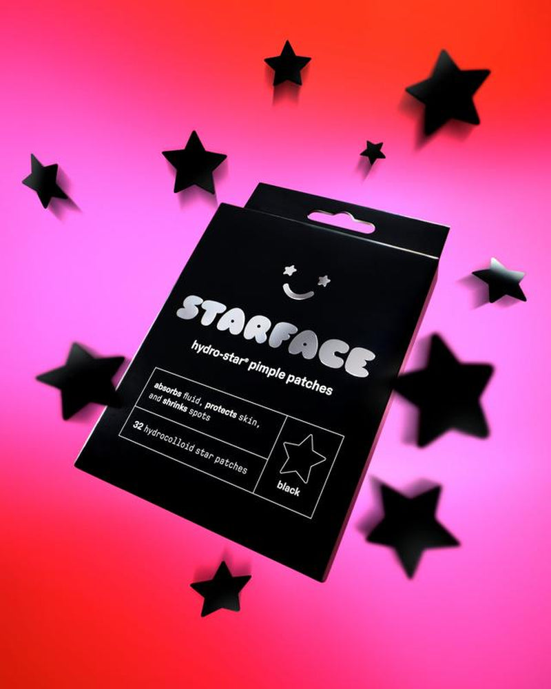 Starface Black Star Pimple Patches, 32 Ct