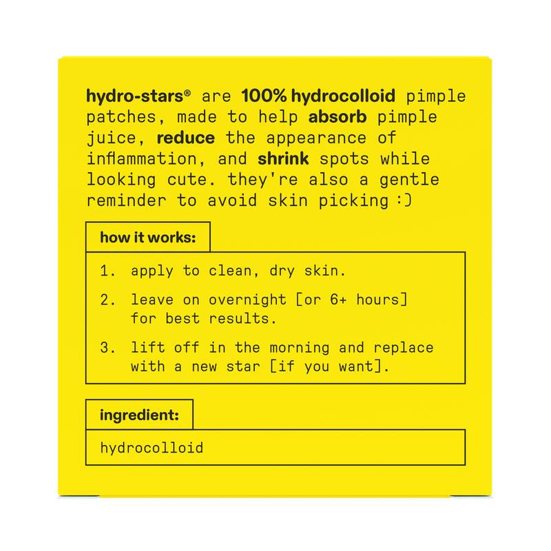Starface Hydro-Star️ Pimple Patches + Big Yellow Compact, 32 Ct