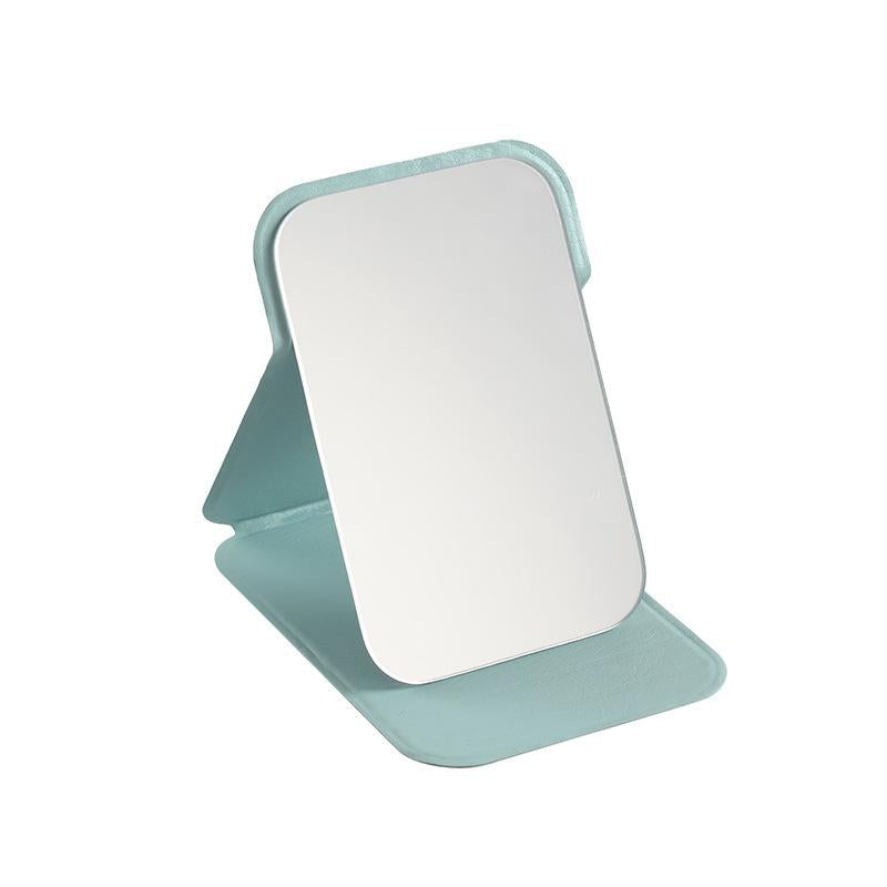 Mini Makeup Mirror, Portable Makeup Mirror, Folding Handheld Mirror, Mother'S Day Gift, Compact Mirror for Traveling Pink Acrylic