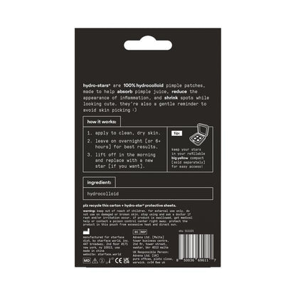 Starface Black Star Pimple Patches, 32 Ct