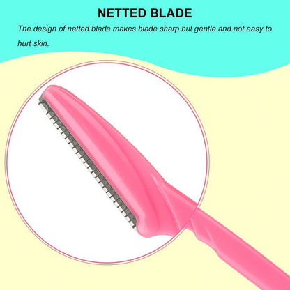 24/48/66Pcs Eyebrow Razors, Dermaplaning Tool with Precision Cover, Sharpe Blade Face Razors for Women, Dermaplane Razor, Facial Razor, Makeup Cosmetic Tools